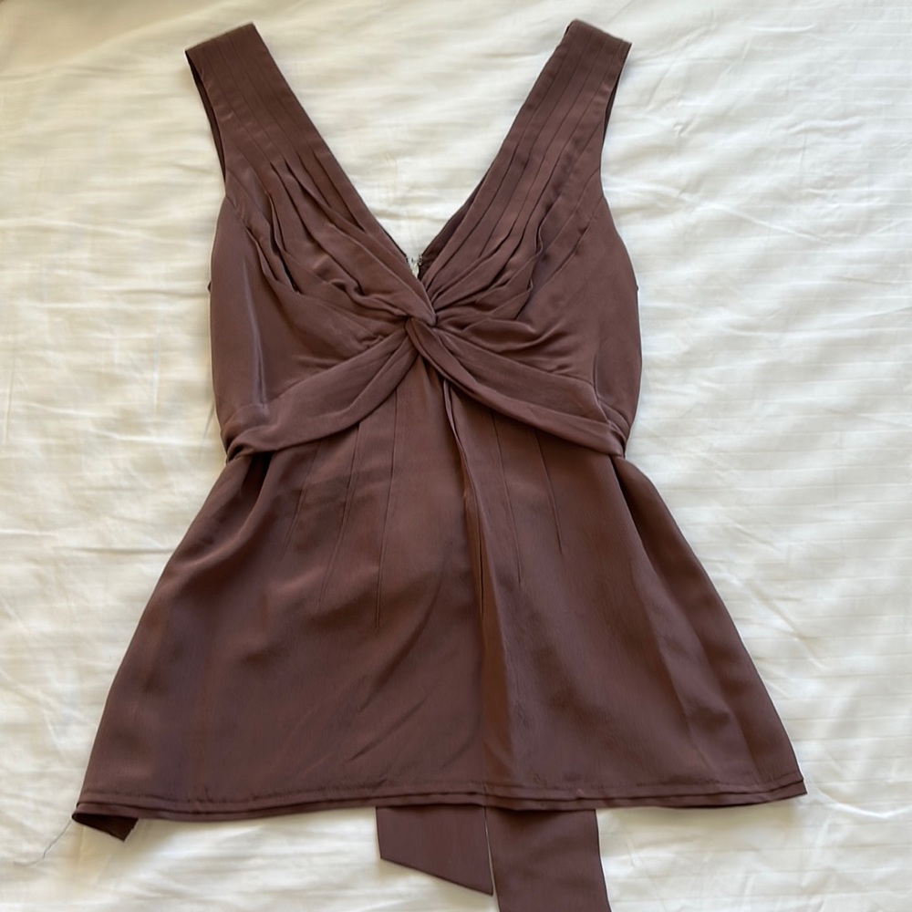 BCBG MazAzria silk top